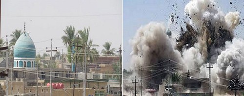 داعش يفجر 18 جامعا في محافظة ديالى